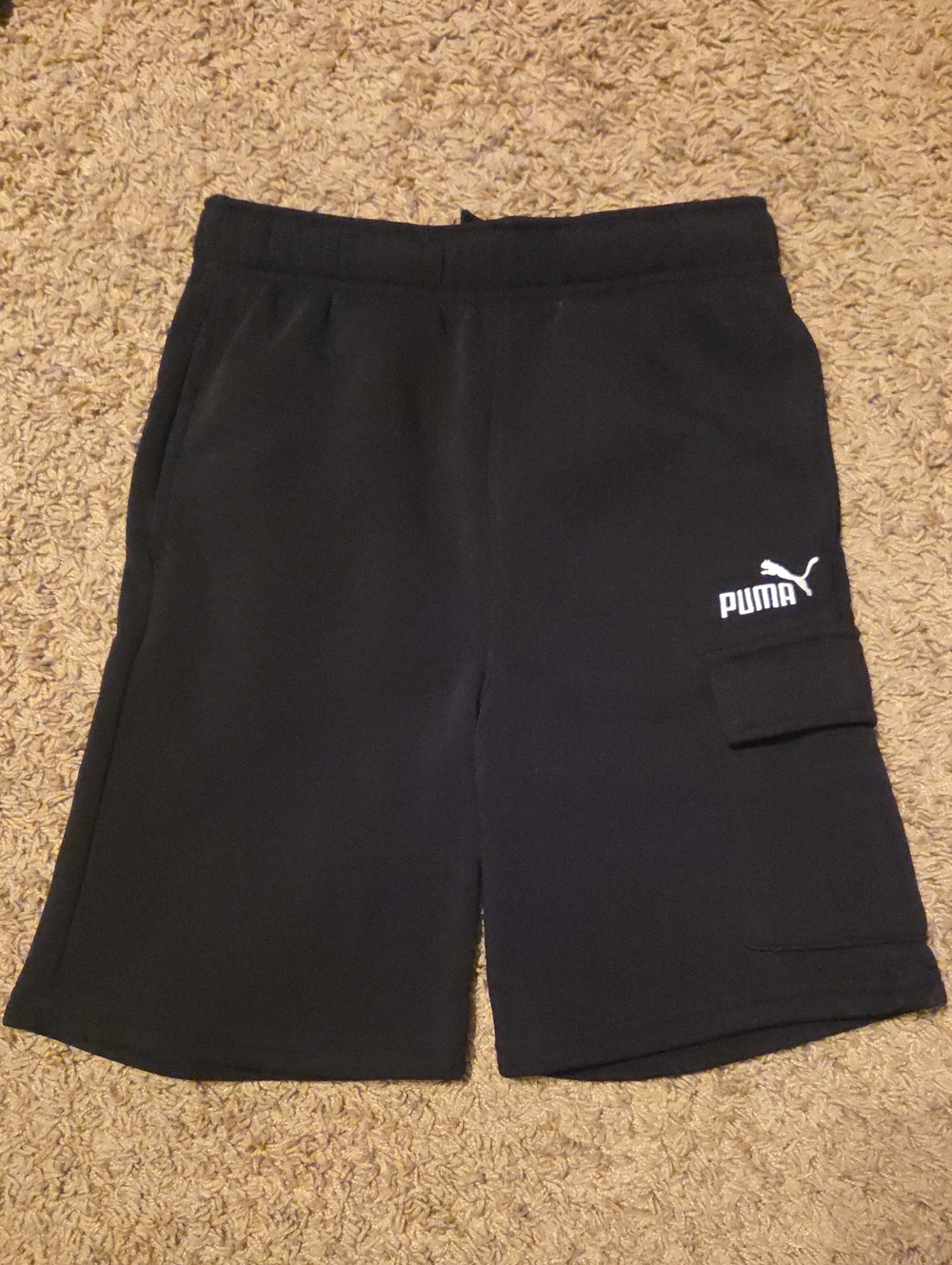 Puma Boys Black Sweat Shorts NWOT